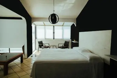 Cama o camas de una habitación en Bendito Teques