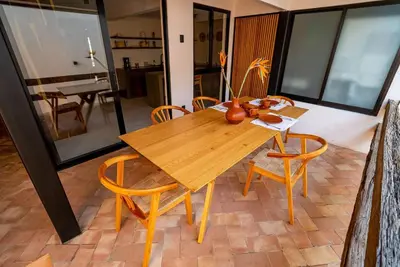 Plano de Casa Cruda Oaxaca