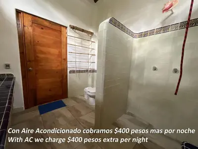 Un baño de Bambú Ecocabañas
