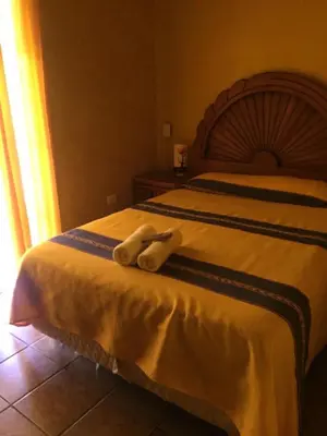 Cama o camas de una habitación en Posada la Natividad