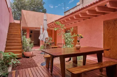 Un balcón o terraza de Hotel Materia