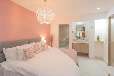 Cama o camas de una habitación en Casa Coral