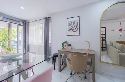 Zona de estar de Casa Coral