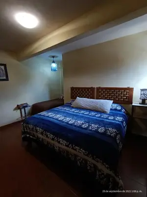 Cama o camas de una habitación en Hotel Posada Spa Antigua Casa Hogar