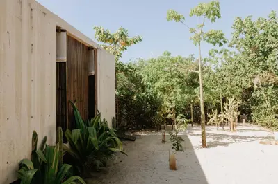 Jardín al aire libre en Casa Altanera