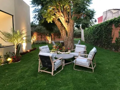 Jardín al aire libre en Casa Tlaxcalli by Beddo Hoteles