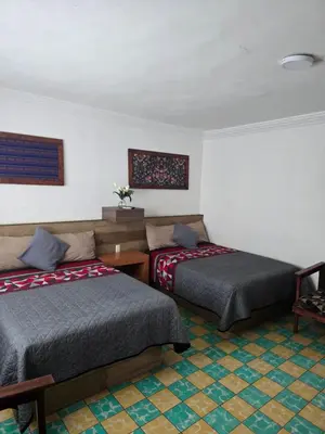 Cama o camas de una habitación en Casa en Centro histórico Alojamiento completo