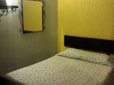 Cama o camas de una habitación en Hotel San Andres