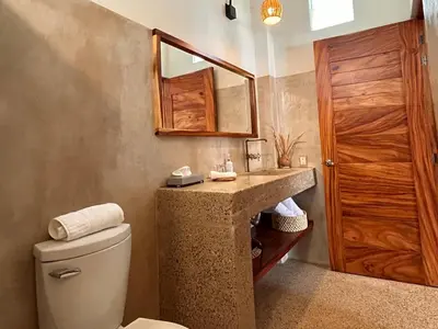 Un baño de Hotelito Zicatela