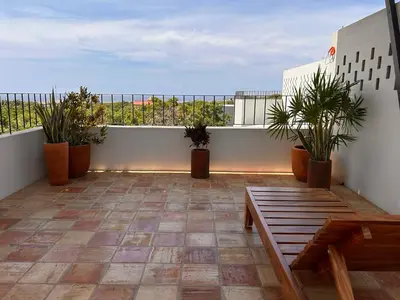 Un balcón o terraza de Hotelito Zicatela