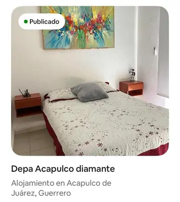 Cama o camas de una habitación en Depa Acapulco diamante alberca wifi