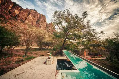 Piscina en o cerca de Casa Meztitla