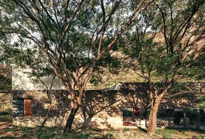 Jardín al aire libre en Casa Meztitla