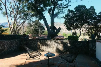 Jardín al aire libre en Villas Mexiko
