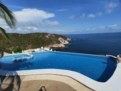 Piscina en o cerca de Bungalow Maya Luna