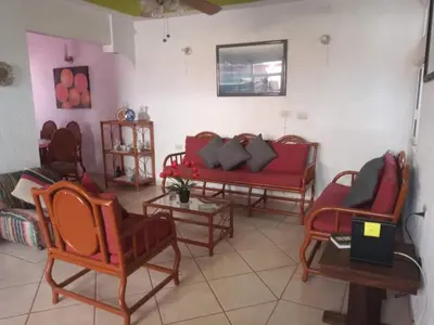 Zona de estar de Casa Colibrí Ahuatepec Cuernavaca