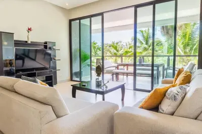 Zona de estar de Exquisite Acapulco Retreat in La Isla Residence