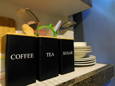 Utensilios para hacer té y café en Depa privado Estadio GNP -Foro Sol-, Palacio de los Deportes