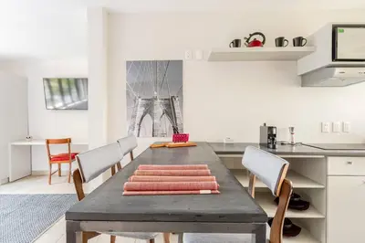 Una cocina o zona de cocina en LOVELY LOFT COYOACAN (CHABELA)
