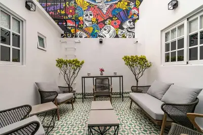 Zona de estar de LOVELY LOFT COYOACAN (DIEGO)