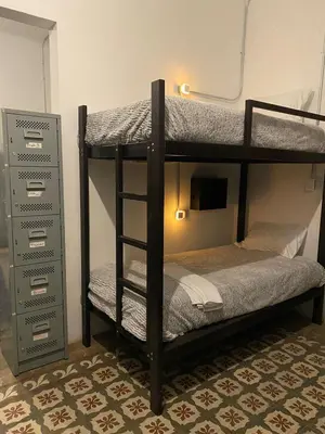 Cama o camas de una habitación en Choco Hostel