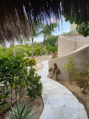 Jardín al aire libre en El Origen Villas & Spa-Puerto Escondido