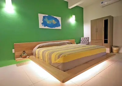 Cama o camas de una habitación en 2BR -Water at Mikasa- Fast WIFI, King beds, AC, Near beach, Pool