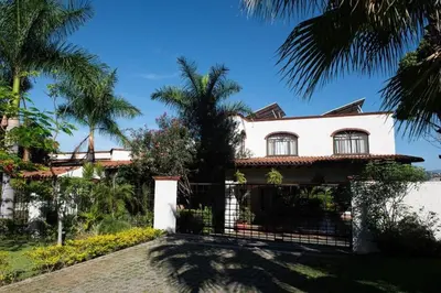 Jardín al aire libre en Casa Quinta Joselito