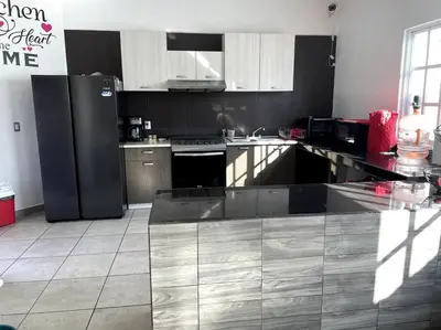 Una cocina o zona de cocina en Casa Lycha