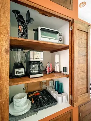Una cocina o zona de cocina en Punta Arena Surf Suites