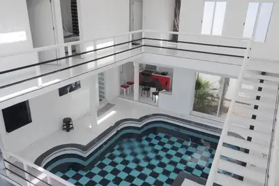 Plano de Casa con Alberca adentro cerca de Las Estacas