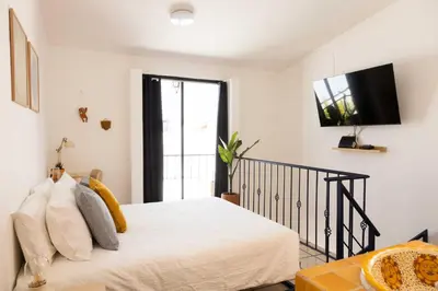 Cama o camas de una habitación en Siento Oaxaca