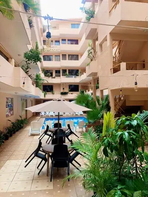 Un balcón o terraza de Hotel Delfines Del Mar