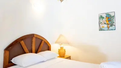Cama o camas de una habitación en Le Petit Puerto Escondido