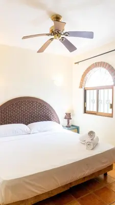 Cama o camas de una habitación en Le Petit Puerto Escondido
