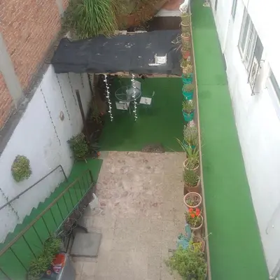 Jardín al aire libre en Estancia Amueblada