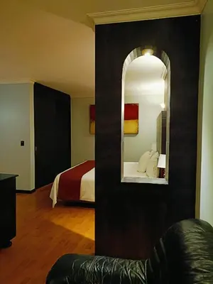 Cama o camas de una habitación en HOTEL VIRREYNAL