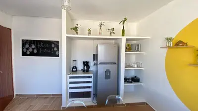 Una cocina o zona de cocina en Ubicación top: Depto. a 3 min de la playa
