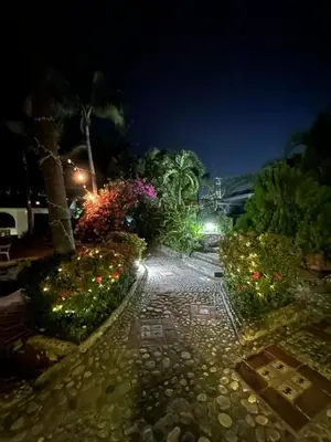 Jardín al aire libre en Casa Limon