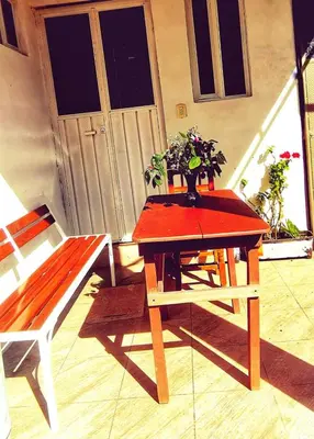 Un balcón o terraza de hotel posada los dominicos