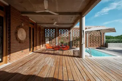 Piscina en o cerca de Casa Kava - Estilo y vibra en Puerto Escondido