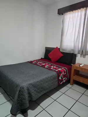 Cama o camas de una habitación en Alojamiento amplio para descanso H3