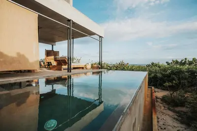 Piscina en o cerca de Casa Matilda, cerca de Casa Wabi y Hotel Terrestre