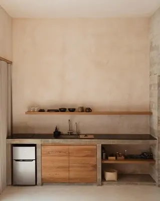 Una cocina o zona de cocina en Lunaya