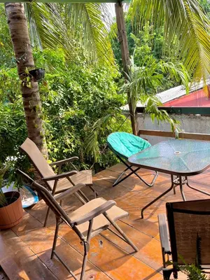 Jardín al aire libre en Casa Guiba 1 puerto escondido