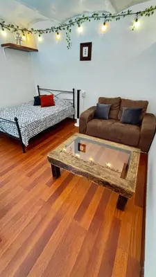 Cama o camas de una habitación en Alojamiento en el Centro Histórico