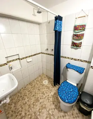 Un baño de Casa Gris Alemán