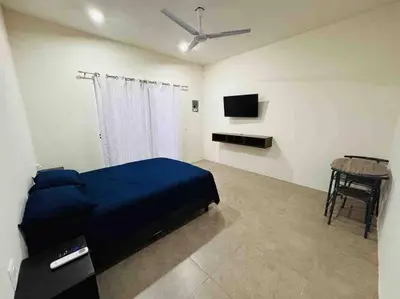 Cama o camas de una habitación en Habitación privada en Huatulco