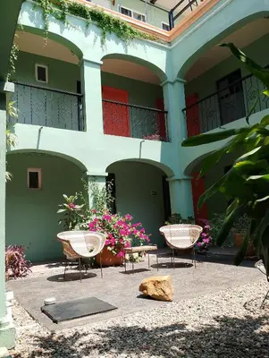 Jardín al aire libre en Un Sueño Valle de Huajes