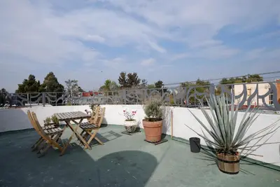 Un balcón o terraza de Compact Studio Apartment Casa Icacos #8